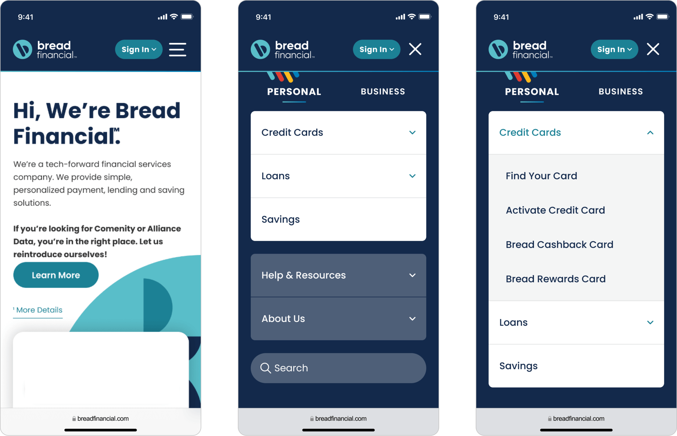 Navigation Redesign Victor Hwang